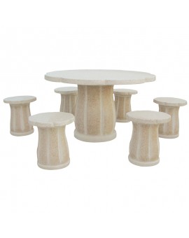 Cast Stone Table Set