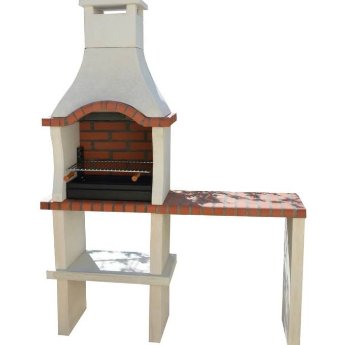 Somerset Charcoal Barbecue with Side Table